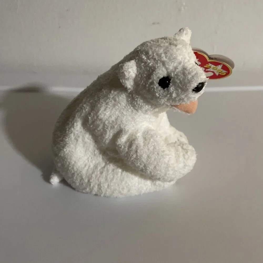 Ty Original Beanie Baby, Aurora the Polar Bear, 2000, Collectible